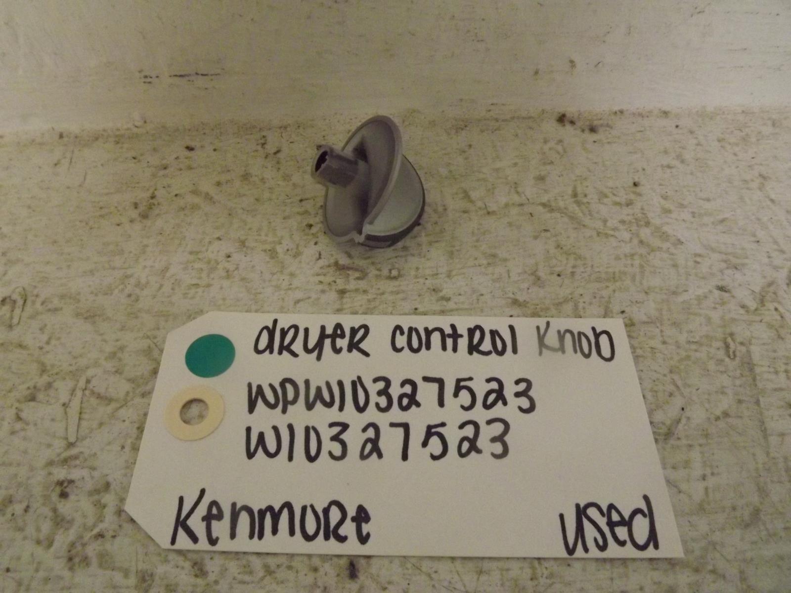Kenmore Dryer WPW10327523 W10327523 Control Knob Used Kenmore Dryer WPW10327523 W10327523 Control Knob Used